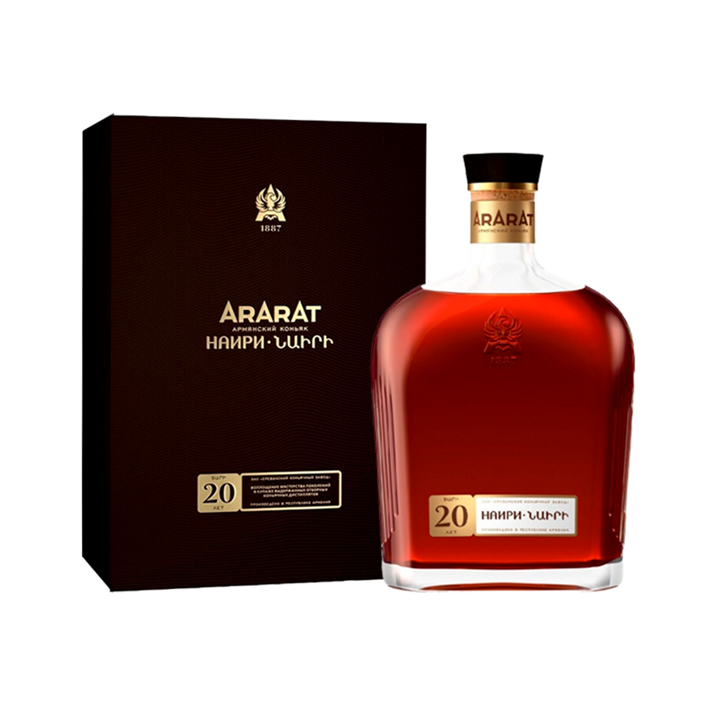 Կոնյակ «Նաիրի» 20տ տուփով 0.5լ