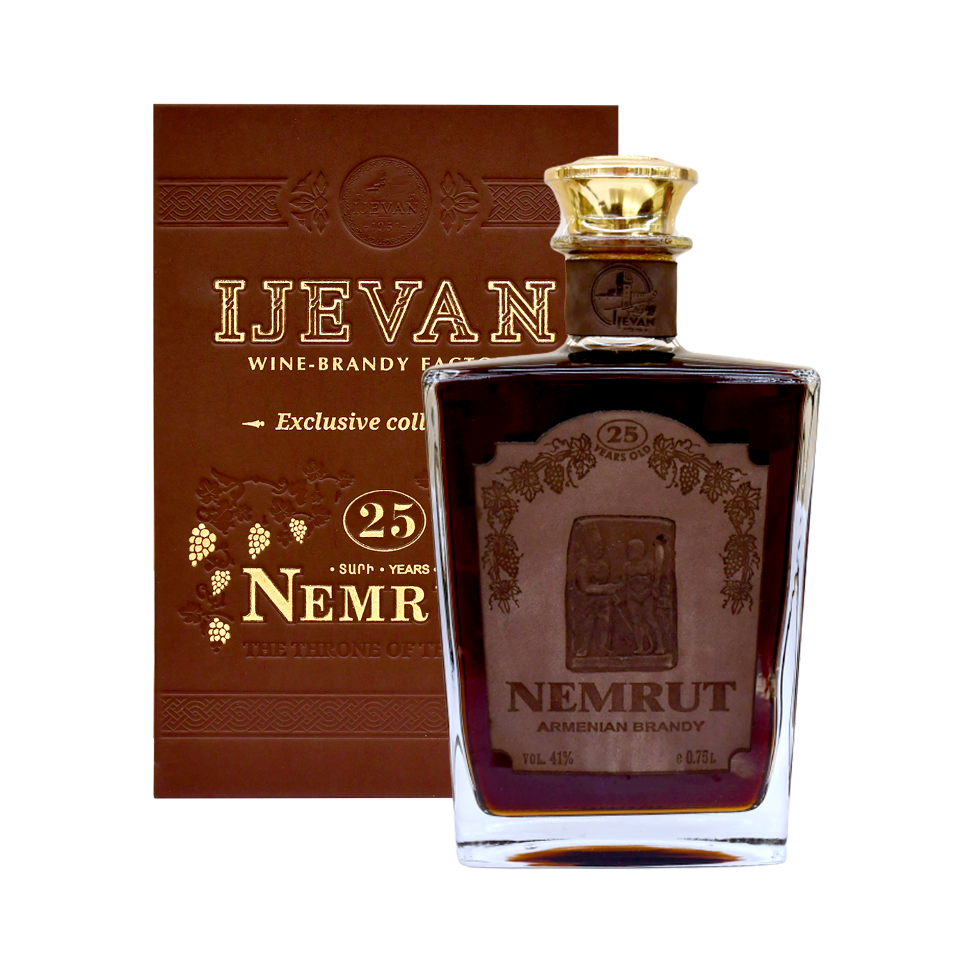 Կոնյակ «Նեմրութ» 25տ տուփով 0.75լ