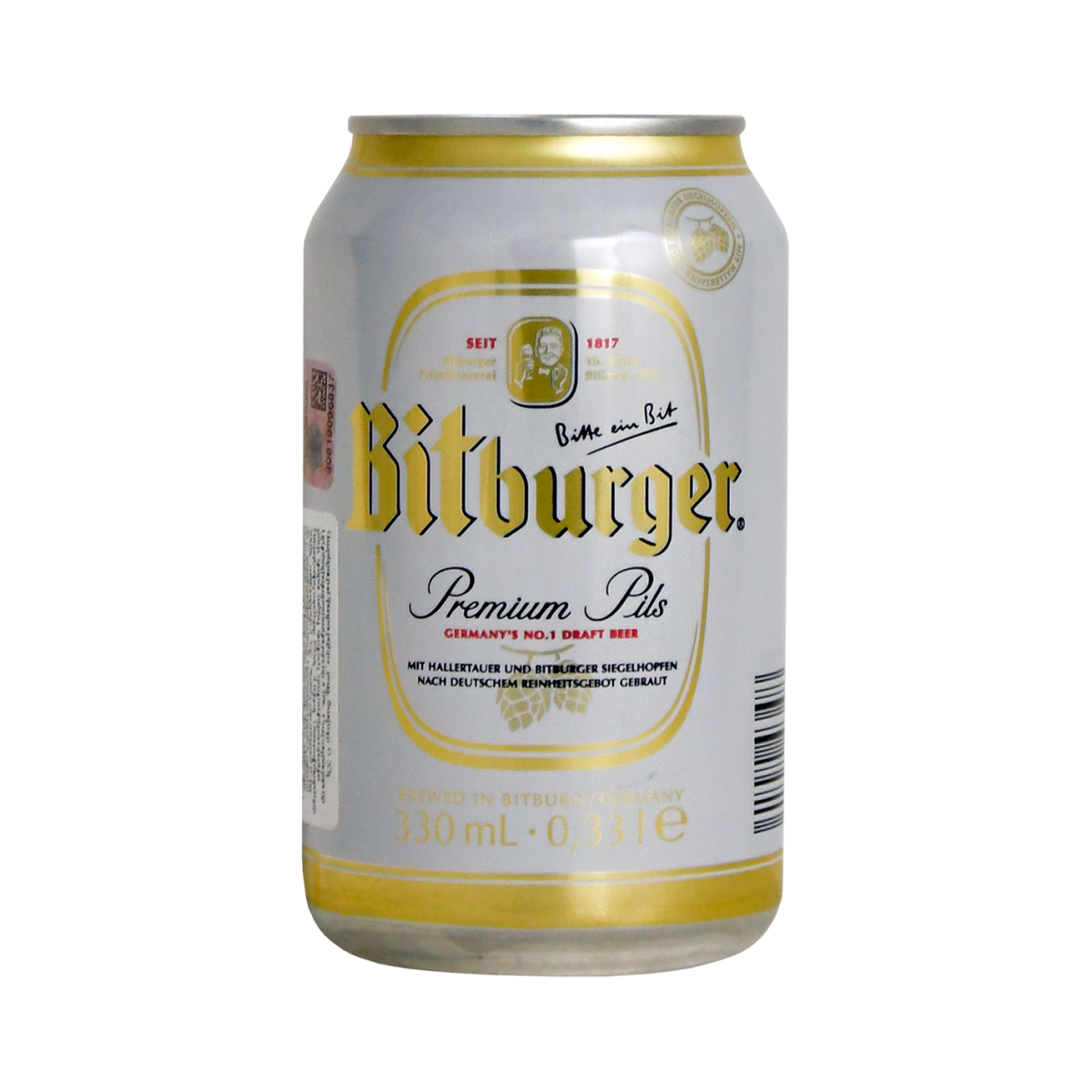 Bitburger Beer "Bitburger" Premium Pils can 0.33l