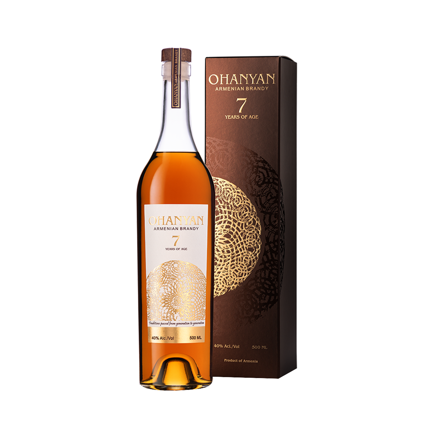 Կոնյակ «Օհանյան» 7տ տուփով 0.5լ