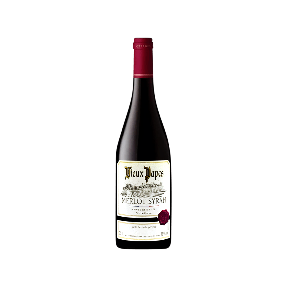Vieux Papes Wine "Vieux Papes" Merlot Syrah, red dry 0.75l