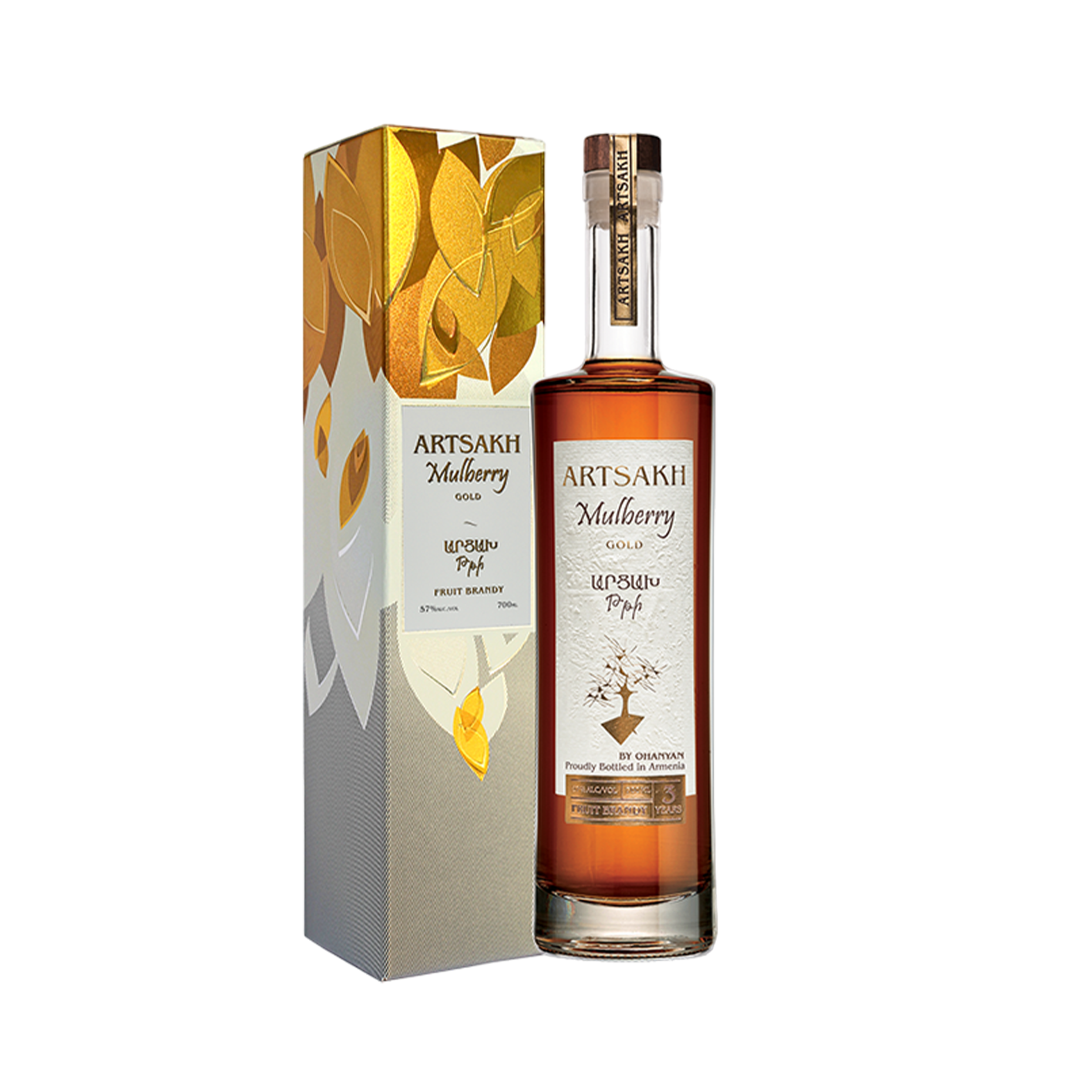 Ալկ. խմիչք «Արցախ» թթի, ոսկեգույն 3տ տուփ 0.7լ
