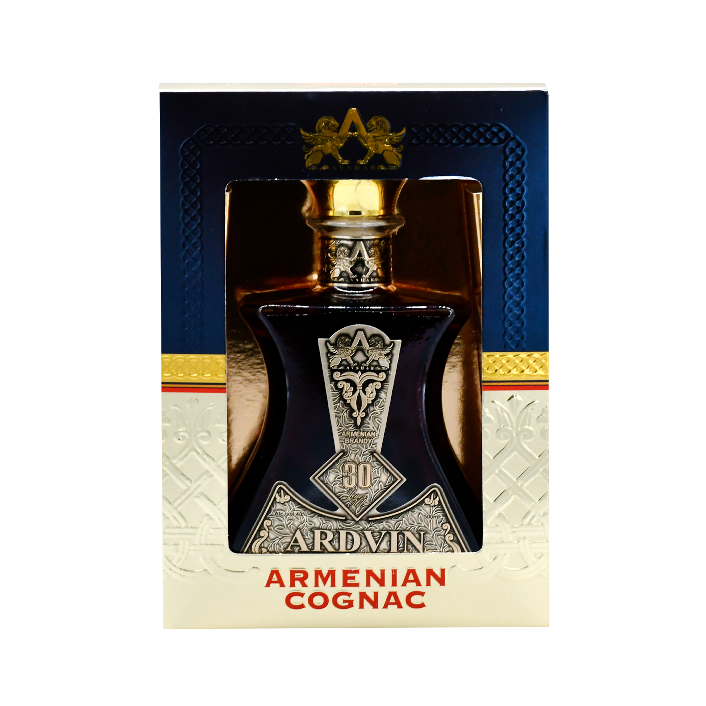 Կոնյակ «Արդվին» 30տ տուփով 0.5լ