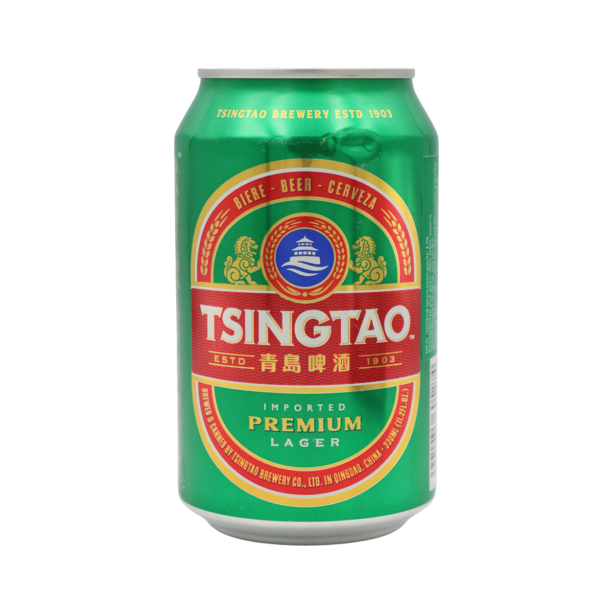 TSINGTAO Beer "Tsingtao" light can 0.33l