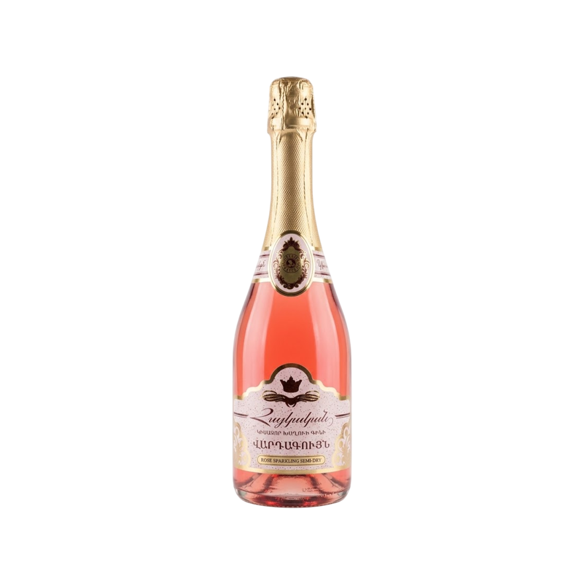 Armenian Sparkling wine "Armenian" rose semi dry 0.75l